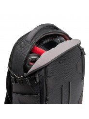 PRO Light Backloader Backpack S Manfrotto - 
Holds full-frame CSC (without grip) and 70-200/2.8 lens attached
New M-Guard™ provi