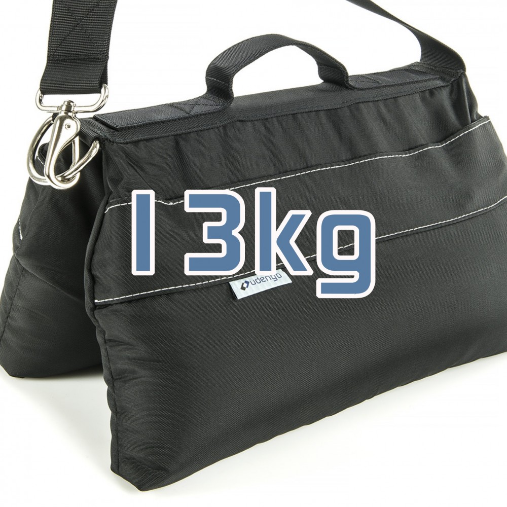 Sandsack Large 13kg Udengo - Größe: 38 cm x 22 cm / 15" x 8,8" Gewicht: ca. 13 kg (trockene Sandfüllung)Material: Cordura 1100D