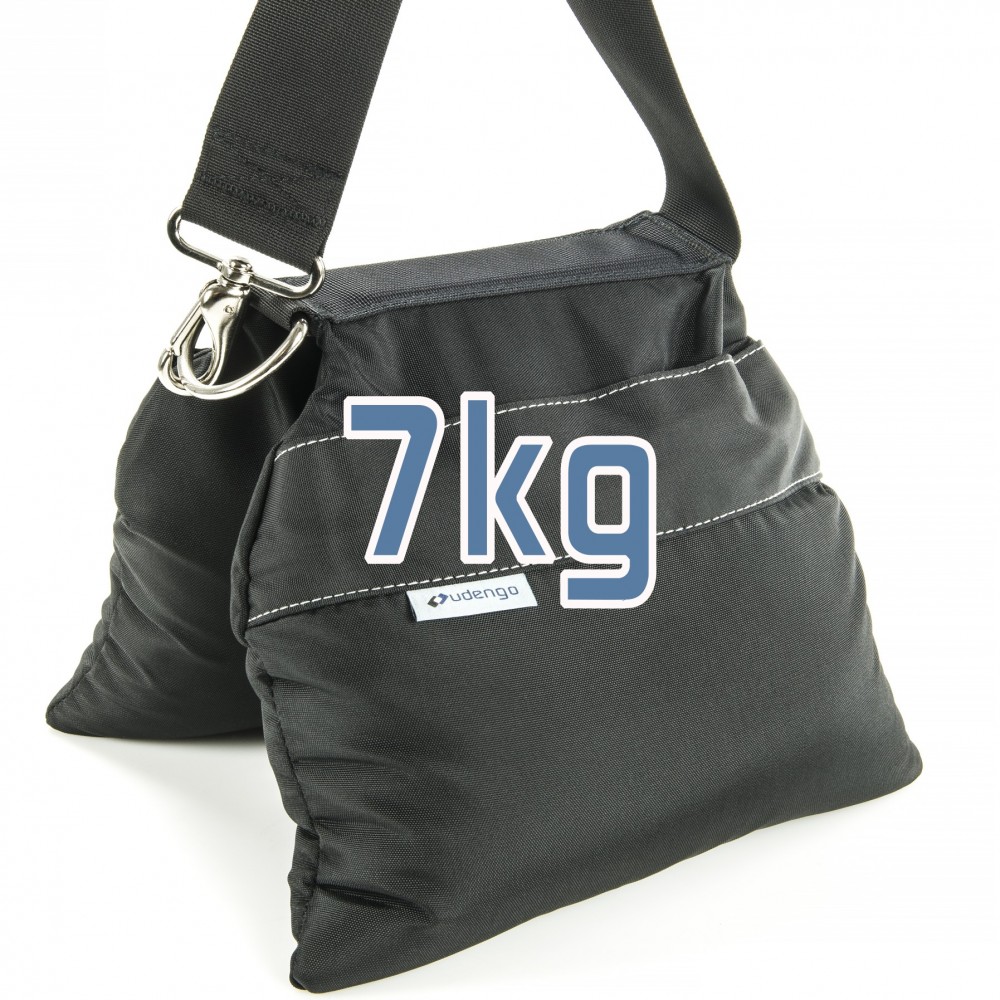 Sandbag Standard 7kg Udengo - Size: 26 cm x 24 cm / 10,2" x 9,5"Weight: about 7 kg  (dry sand filling)Material: Cordura 1100D (N