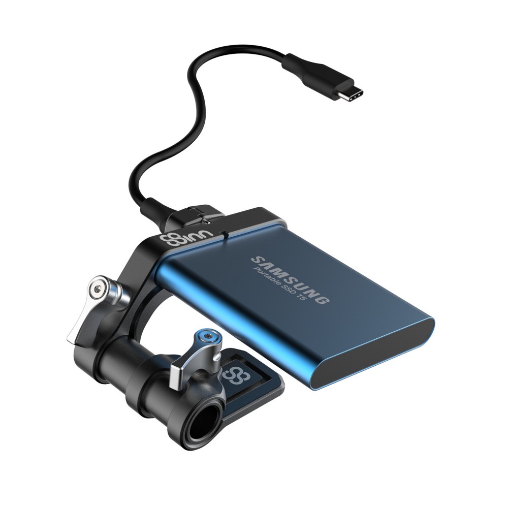 SSD-Halterung für Samsung T5 auf 15mm Stangenhalterung 8Sinn - 8Sinn SSD-Halterung für Samsung T5 auf 15mm Stangenhalterung