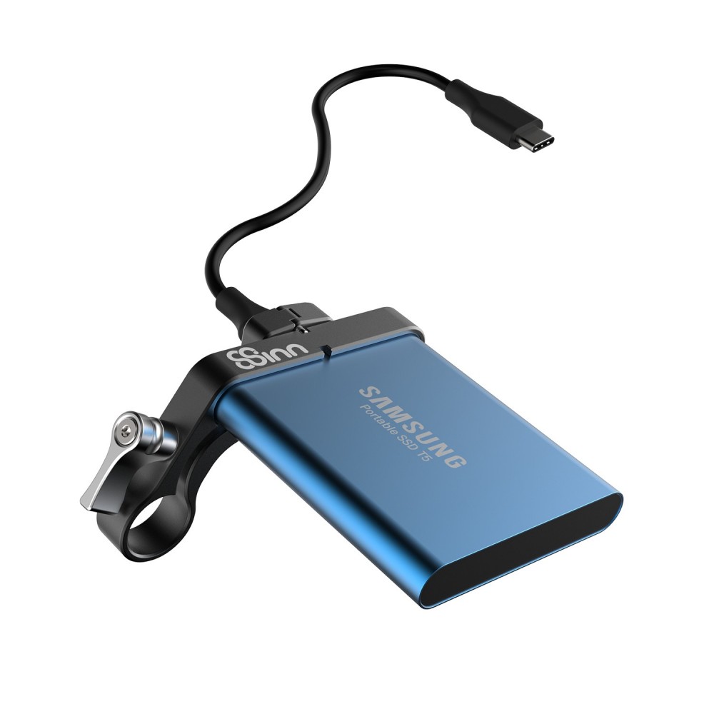 SSD-Halterung für Samsung T5 auf 15mm Stangenhalterung 8Sinn - 8Sinn SSD-Halterung für Samsung T5 auf 15mm Stangenhalterung