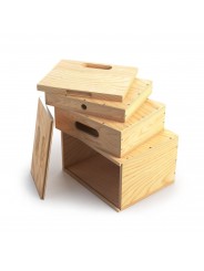 Mini-Verschachtelter Holzkisten Set - Mini Apple Box Nested Set Udengo - Alles In Einem Set Für Film-Studio-Griff-Stütze
Alles I