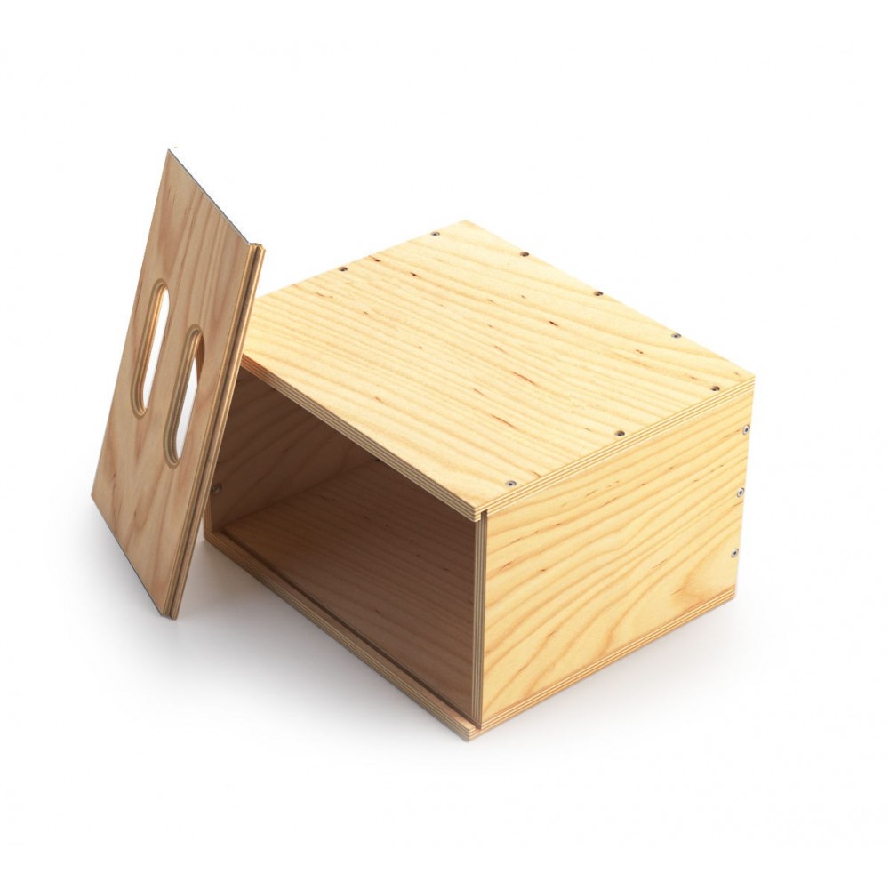 Mini Apple Box Full Nested Udengo - Größe: 8" x 11" x 13" (20 cm x 28 cm x 33 cm)Gewicht: 7.71 lbs (3.5 kg)Material: 12mm