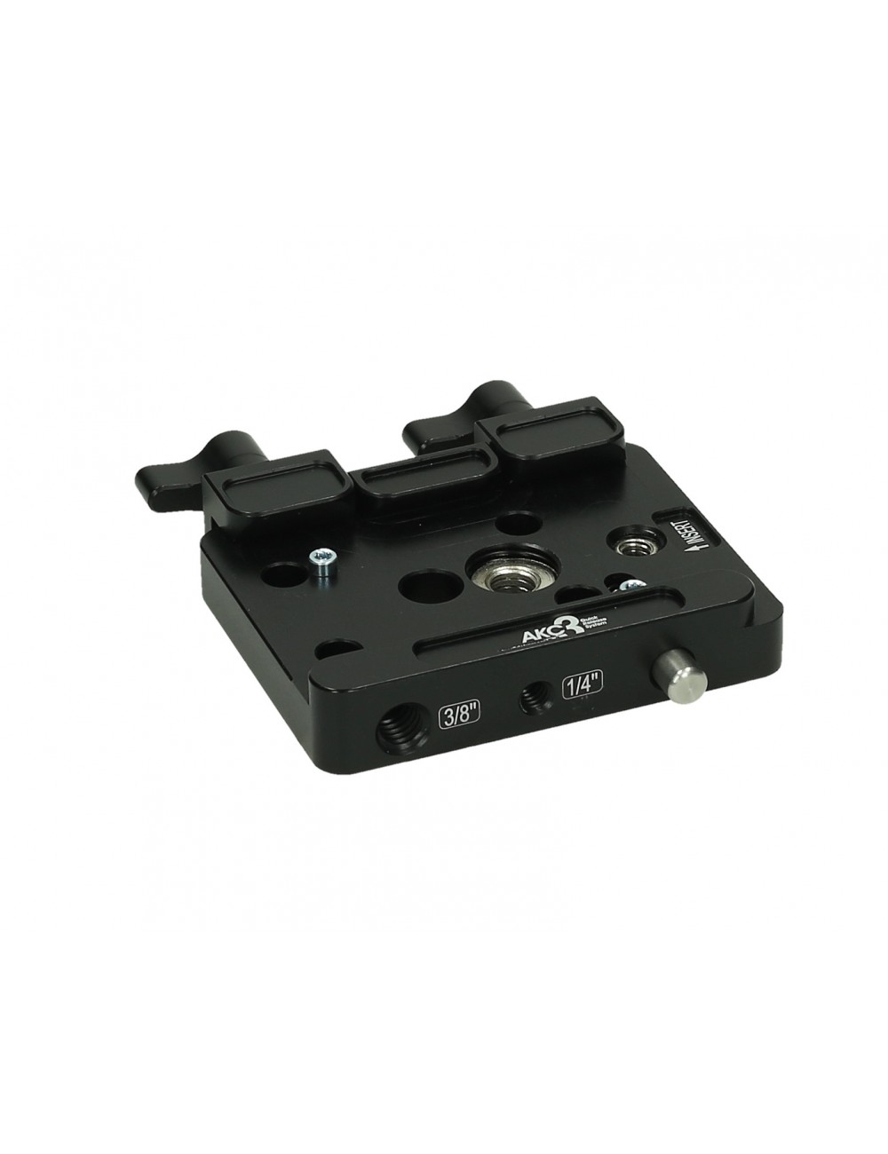 AKC-3 quick release system adapter with long sliding plate AK-101LG Slidekamera - Size: 140mm x 50mm x 25mmColor: blackWeight: 0