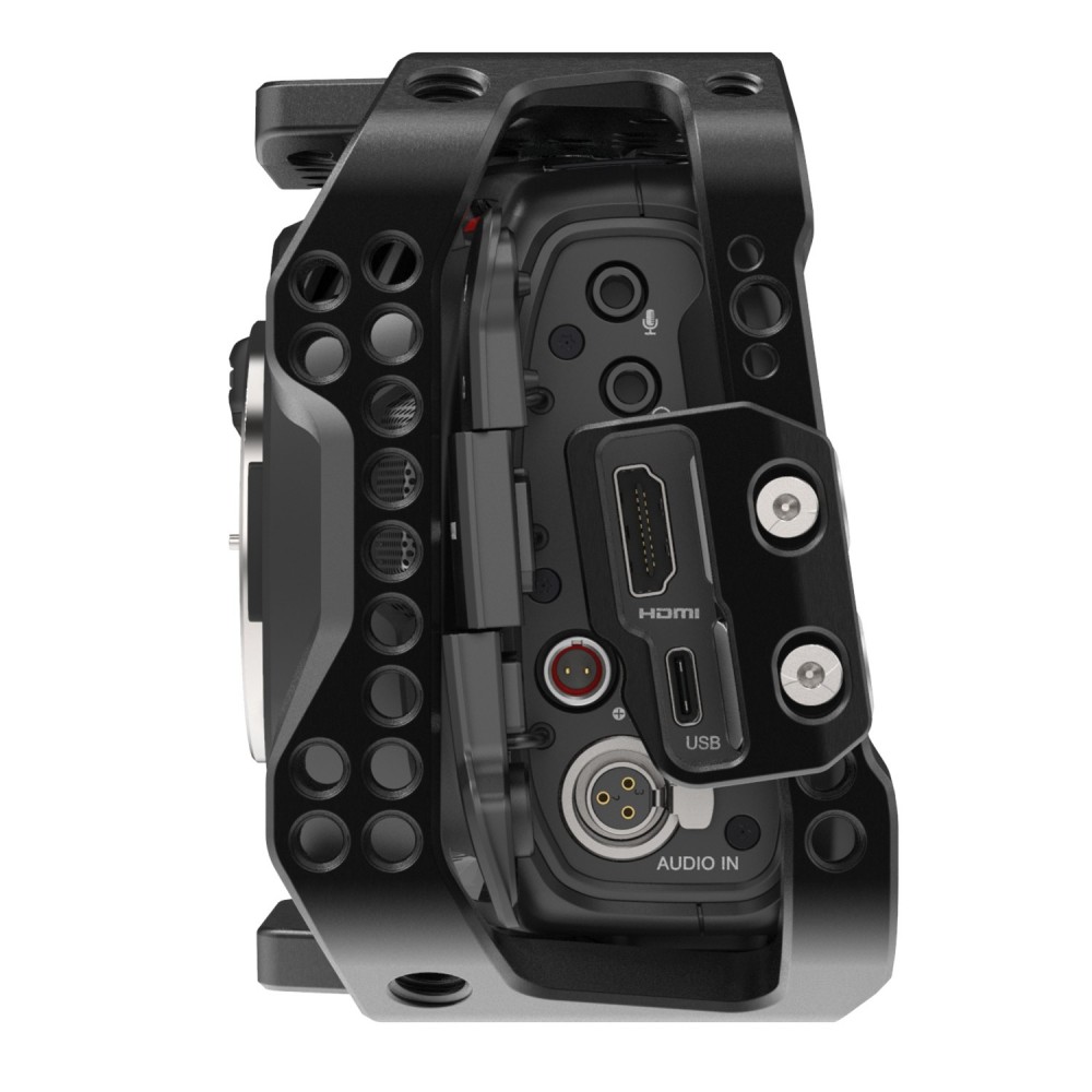 HDMI & USB-C Kabelklemme für BMPCC4K/6K/6K Pro/6K G2 Cage 8Sinn - Hauptmerkmale:

3 Elemente + zwei Befestigungsschrauben
2
