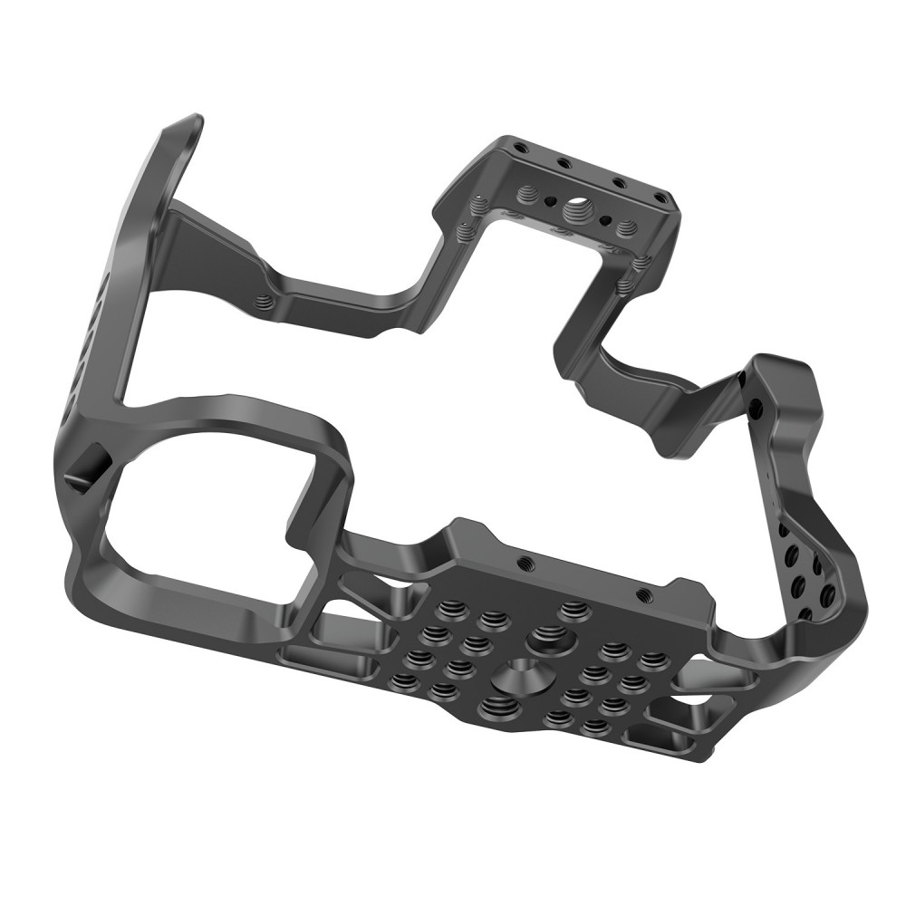 Panasonic S1 / S1R / S1H Cage 8Sinn - Key features:

1/4" mounting points
3/8" top&amp;bottom thread
Cold shoe
Strap holder
Ergo