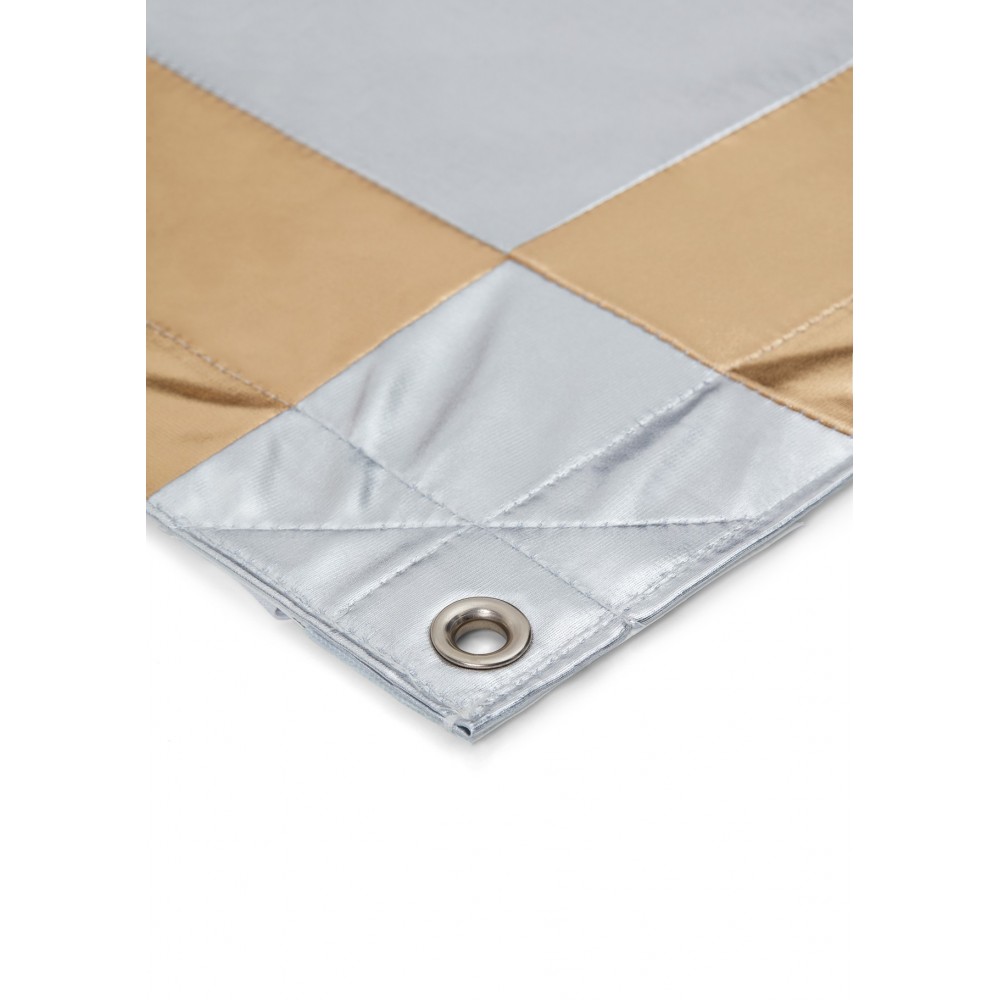 Reflektor Matt Überprüfen, Silber / Gold, 48"x48" Rocket Film Equipment -  1