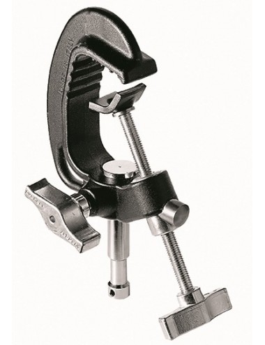 Quick Action Baby Clamp with 16 mm Pin Avenger - 
Load capacity: 50kg
Pipe size 20-52mm
Aluminum construction
Includes dedicated