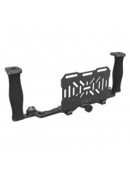 Directors Monitor Cage 8Sinn - Key features:
Universal (for monitors up to 7")
1/4" mounting points
Adjustable foam handles
Rubb