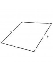 Schmetterlingsrahmen 240x240cm QR-Set Udengo - 240 x 240 cm Schmetterlingsrahmen QR-Set 3