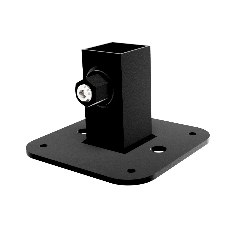Wandplattenadapter Udengo - 
Stift aus rostfreiem Stahl
Befestigungspunkt auf einer ebenen Fläche
 1