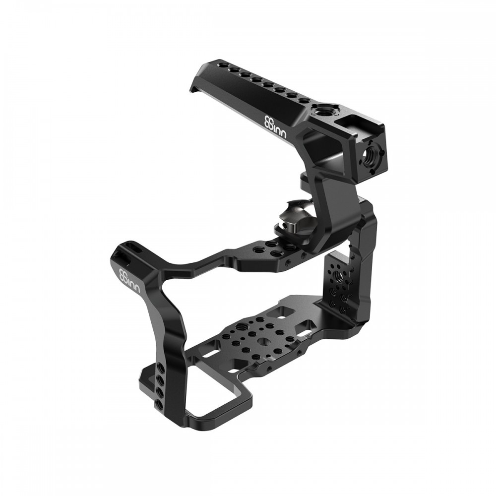 SONY FX3 / FX30 Cage 8Sinn - - Solide Käfig-Kamera-Befestigung (seitlich und unten) - 1/4"-Montagepunkte -