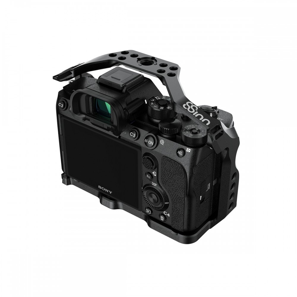 CAGE FOR SONY A7SIII / A7IV / A7RV 8Sinn - Hauptmerkmale:- 1/4" Befestigungspunkte- Arri-Aufnahmepunkt (3/8" Befestigungspunkt