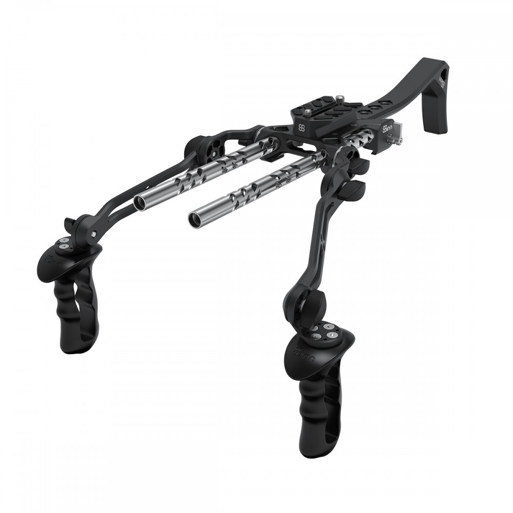 Shoulder Rig Kit 8Sinn - Following kit includes:

1 set - 8Sinn 15mm Baseplate + Riser Plate I
2 sets - 8Sinn Side Arm for Shoul