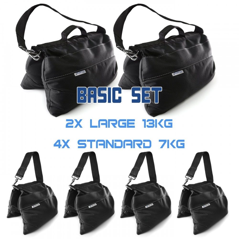 Sandbag Basic Set Udengo - 
Very solid  construction, high durability (certified)
Pockets protected with a zipper and Velcro 
Ma