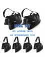 Udengo Sandbag Basic Set – Sehr robuste Konstruktion, hohe Strapazierfähigkeit (zertifiziert). Taschen mit Reißverschluss und