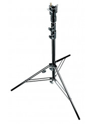 Schwarzes luftgepolstertes Aluminium-Seniorenstativ von Manfrotto - Schweres Fotostativ für Location- oder