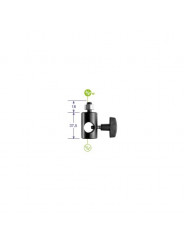3/8 "5/8" Stativgewinde und Mutteranschluss Manfrotto - 3/8'' Schraube
5/8'' (16mm) Buchse
Aluminium
 2