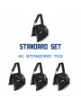 Sandsack-Standardset 4 x 7 kg Udengo – Sehr robuste Konstruktion, hohe Haltbarkeit (zertifiziert), Taschen mit Reißverschluss