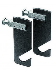 Hintergrundpapier Einzelhaken Zweier-Set Manfrotto - 2er-Set
Schwarzer Stahl
Passt in die Superklemme
 1