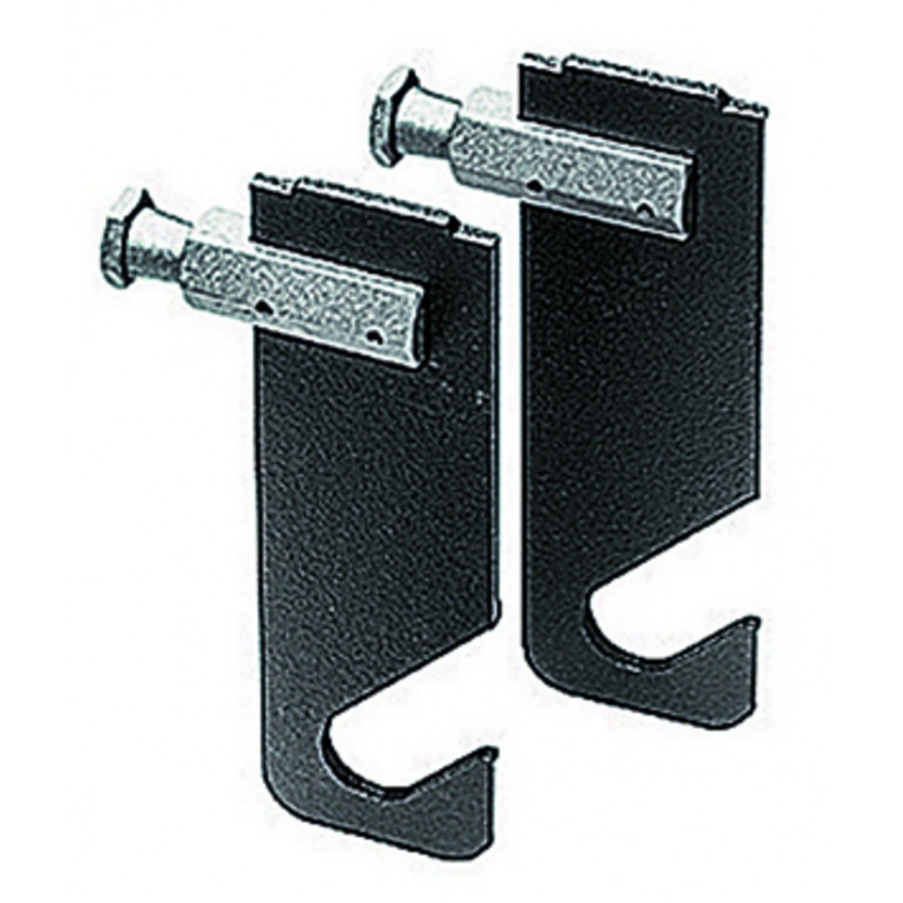 Hintergrundpapier Einzelhaken Zweier-Set Manfrotto - 2er-Set
Schwarzer Stahl
Passt in die Superklemme
 1