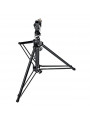 Black Aluminium Follow Spot Stand Manfrotto - Professional heavy duty spot stand for location or studio shoots
Double-braced leg