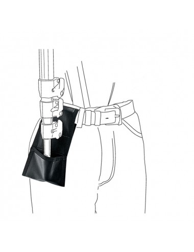Monopod Belt Pouch Manfrotto - Easy to use pouch
To be worn as a belt
Support for the base of a Monopod
Black colour
 1