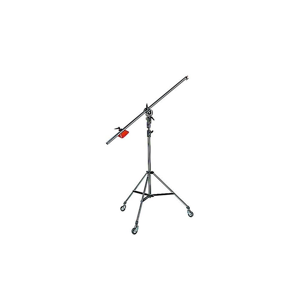 Lichtmast 35 Schwarz A25 Schwarz Manfrotto - Professionelles schweres leichtes Galgenstativ für Location oder Studio Doppelstreb