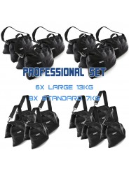 Sandsack Profi Set Udengo - 
Sehr solide Konstruktion, hohe Haltbarkeit (zertifiziert)
Taschen mit einem Reißverschluss und