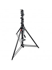 Getriebestativ mit Sicherheitsauslöser, schwarz verchromt Manfrotto - Schweres Beleuchtungsstativ mit 370 cm maximaler