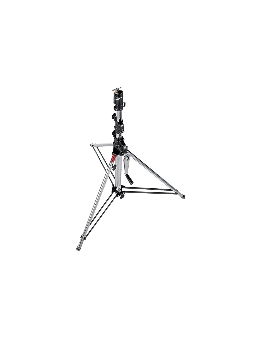 WIND UP tripod 3 sec. low chrome 276cm / 30kg Manfrotto -  1