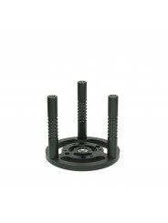 High Hat Bowl Riser Slidekamera - Farbe: SchwarzMaterial: Aluminium und Stahl 
AF-15 High Hat Bowl Riser für 75mm/100mm/150mm