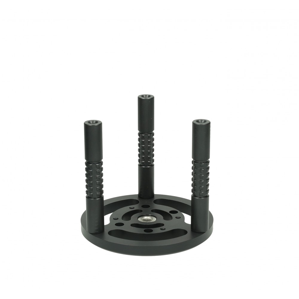 High Hat Bowl Riser Slidekamera - Farbe: SchwarzMaterial: Aluminium und Stahl 
AF-15 High Hat Bowl Riser für 75mm/100mm/150mm