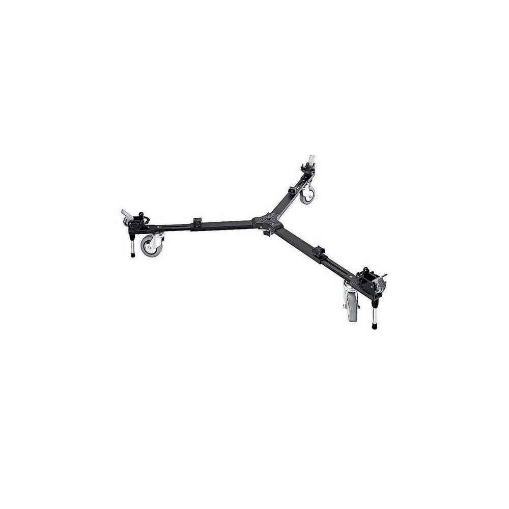 Variable Spread Basic Dolly Manfrotto - Entwickelt für leichte und mittelschwere Stative
Sure-Lock-Funktion, die die Räder