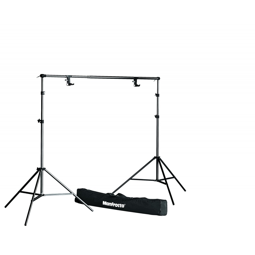 Hintergrundstützen-Kit, Tasche und Federklemmen Manfrotto - Hintergrundstütze für Papierrollen und Stoffhintergründe
Komplett