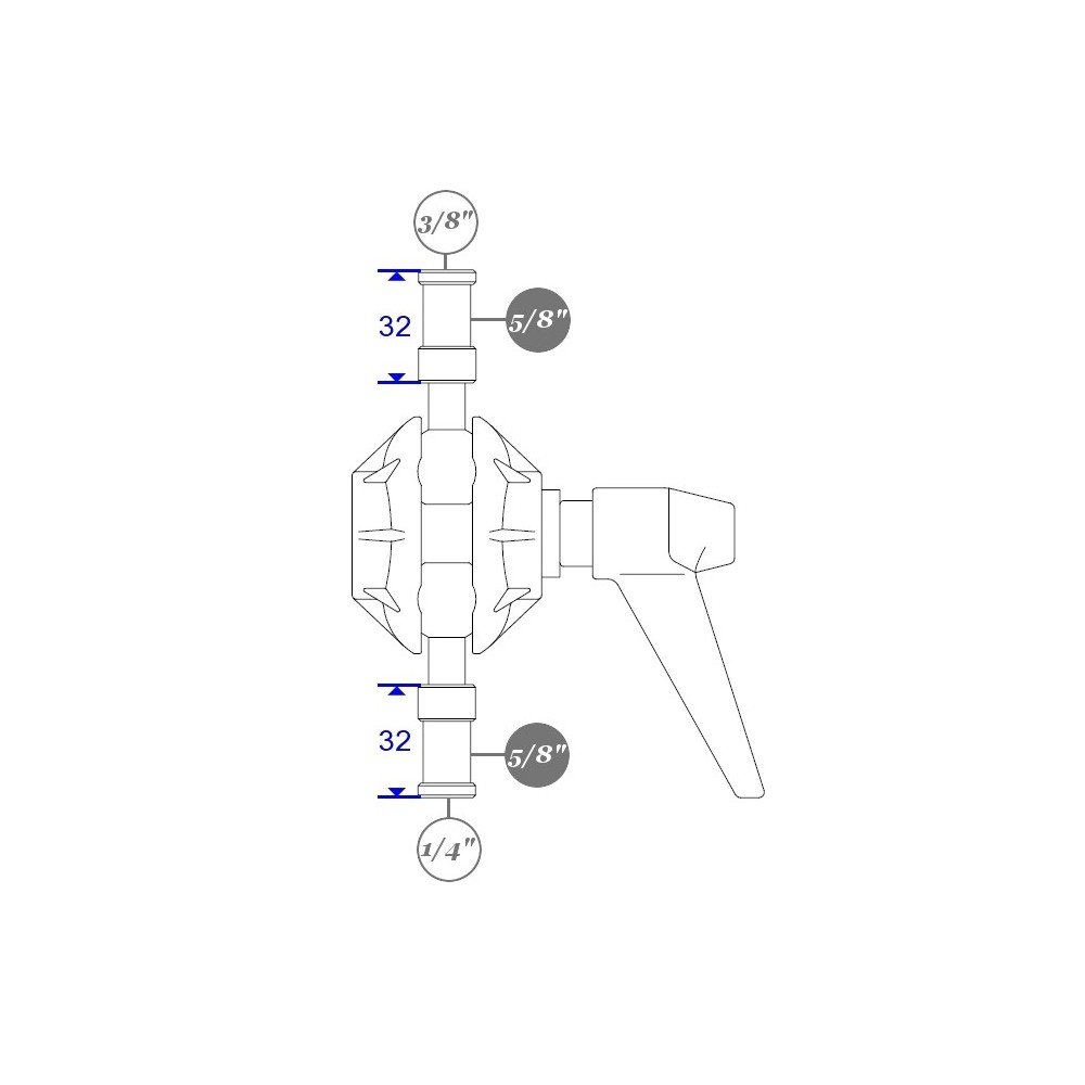 Tilt-Top Head, without Bracket Manfrotto - Tilt-top head alone, without camera bracket
Compatible camera bracket 143BKT availabl