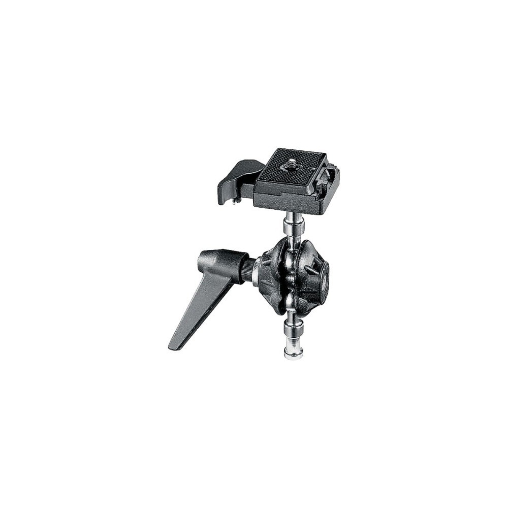 Neigekopf mit Schnellwechselplatte Manfrotto - Extrem vielseitiger Kameraträger für Kompakt- und 35mm-Kameras
Geliefert mit