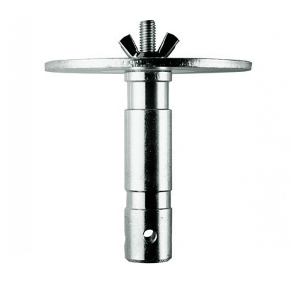 28mm Male Adapter 1 1/8'' und 3/8'' Gewinde Manfrotto - Top Attachment 1 1/8'' (28mm) Bolzen
Aufsatz 3/8'' Schraube
Hergestellt
