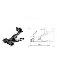 Federklemme klemmt auf Stangen bis zu 40mm Manfrotto - Flexibles Klemmstativ mit vielfältigen