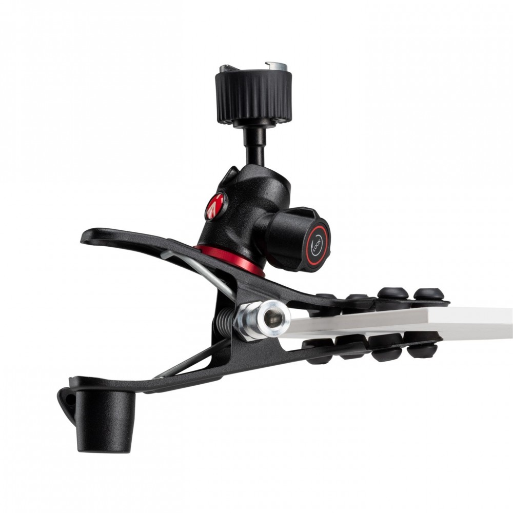 Cold Shoe Spring Clamp Manfrotto - Vielseitige, leichte Klemme mit zahlreichen Befestigungsmöglichkeiten
Innovative