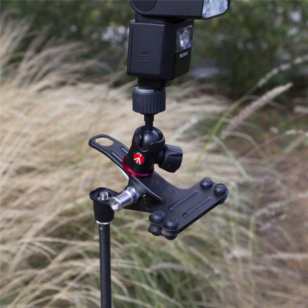 Cold Shoe Spring Clamp Manfrotto - Vielseitige, leichte Klemme mit zahlreichen Befestigungsmöglichkeiten
Innovative