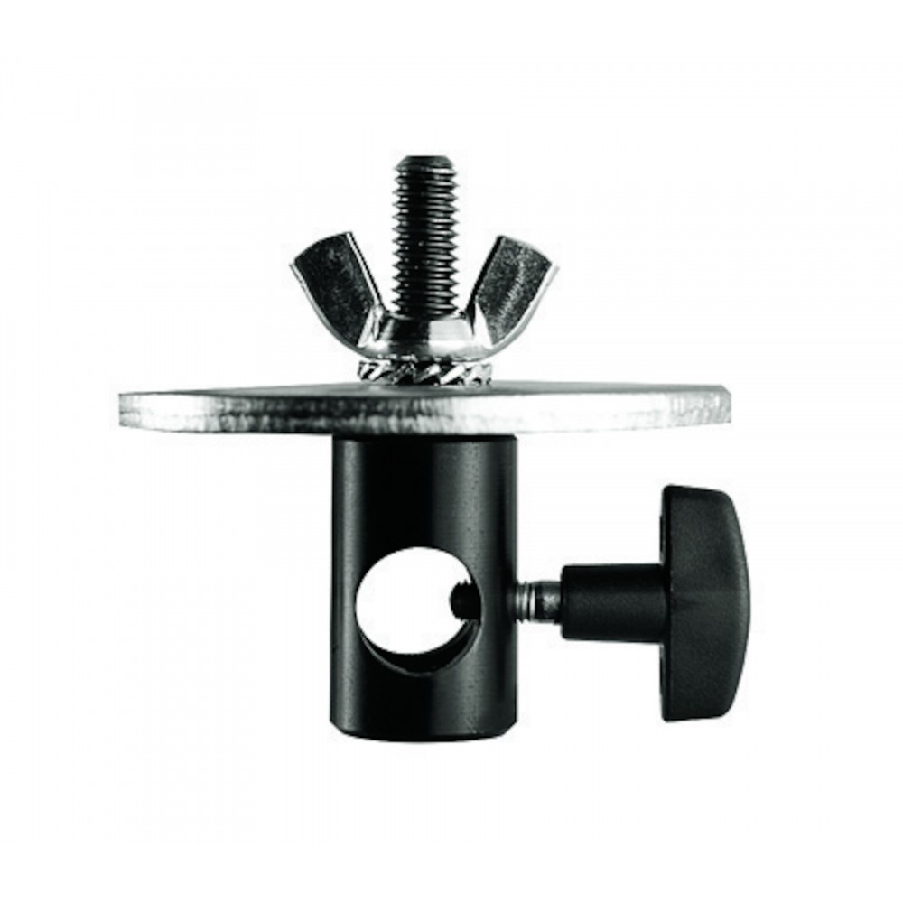 16mm Buchsenadapter 3/8'' mit Tellerdurchmesser 80 Manfrotto - 5/8'' (16mm) Stativadapter, 3/8'' (9,5mm) Schraube
3,2'' (80mm)