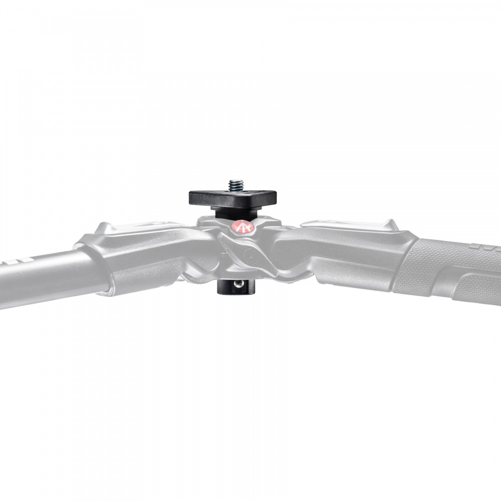Niedrigwinkeladapter für die neue 190er Serie von Manfrotto - 
Ermöglicht das Erreichen extrem niedriger Positionen
Kompatibel