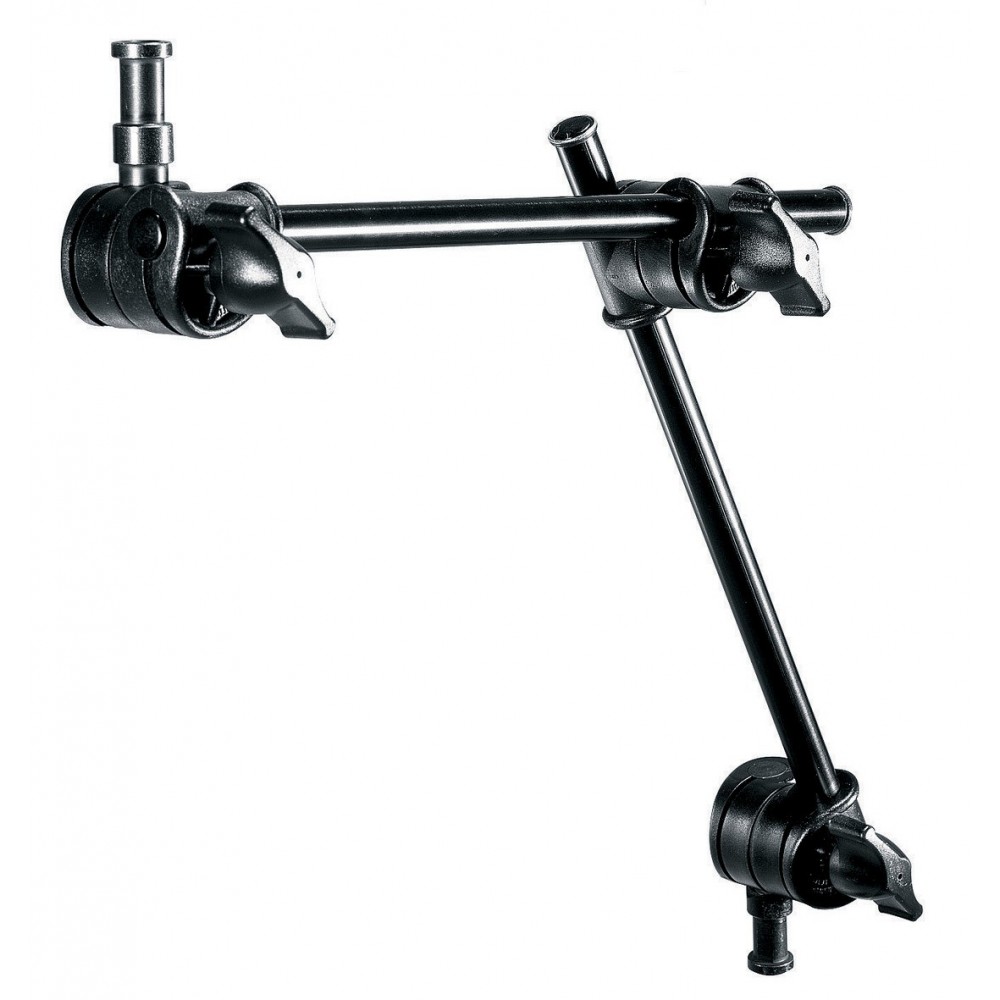 Einarmiger 2-teiliger Manfrotto - Nutzlast 1,5Kg (3,3 lb) bei vollem Auszug
Sehr leicht, wiegt weniger als 0,5 Kg (1lb)
Zwei se