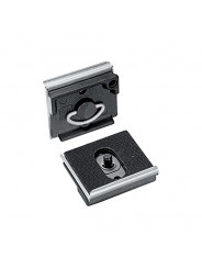 Rechteckige Bogenplatte mit 1/4'' Schraube Manfrotto - Rechteckige Schnellwechselplatte
Universelle