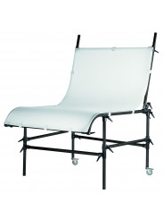 Schattenloser Tisch mit einer Platte 200x125cm Manfrotto - Hochwertige transluzente Plexiglasabdeckung für einfache