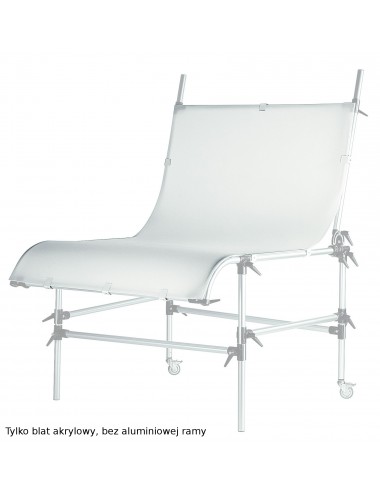 Plexiglasabdeckung für Stillleben-Tisch Manfrotto - Weiße transluzente Plexiglasabdeckung für Rück- oder