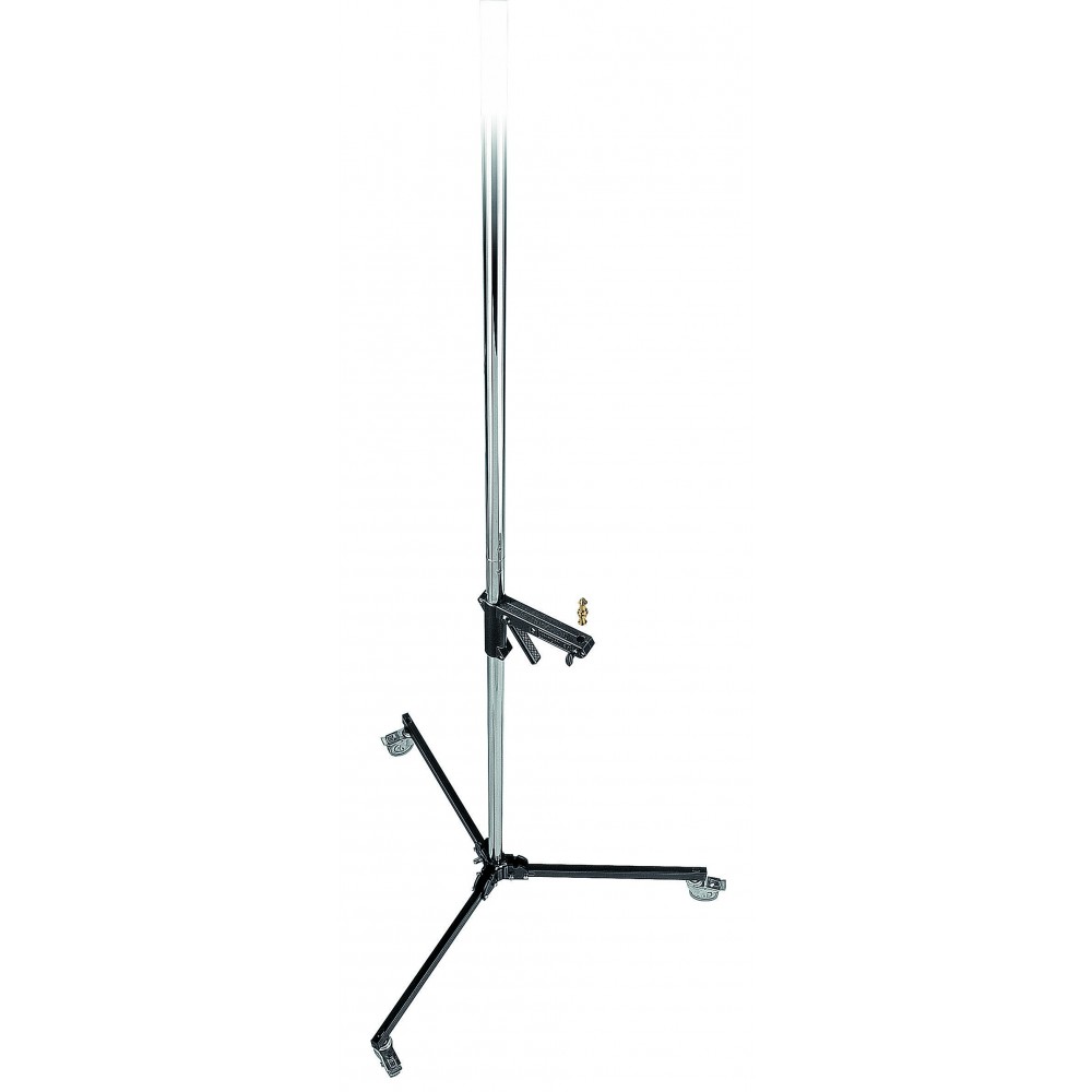 Column Stand Manfrotto - Single column lighting stand with wheels
Spring loaded sliding arm for ultra-precise movements
Strong e