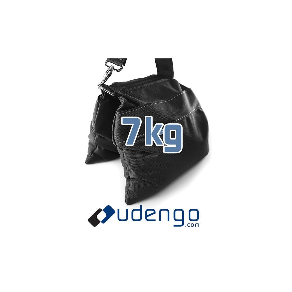 Sandsack Standard 7 kg Udengo – Größe: 26 cm x 24 cm / 10,2" x 9,5" Gewicht: ca. 7 kg (Trockenfüllung) Material: Cordura 1100D