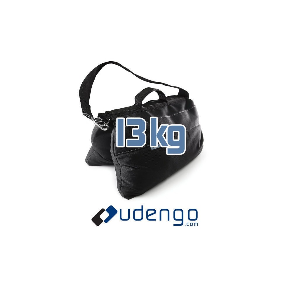 Sandbag Large 13kg Udengo - Size: 38 cm x 22 cm / 15" x 8,8" Weight: about 13 kg (dry sand filling)Material: Cordura 1100D (NEW